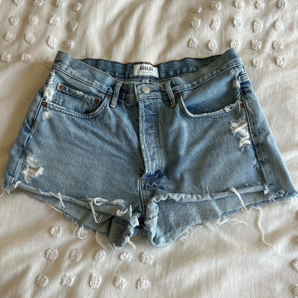 AGOLDE Women's Blue Shorts